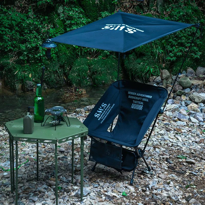 Woodworking Outdoor Furniture - WELLHIKE SWS Sunshade Awning Folding Chair