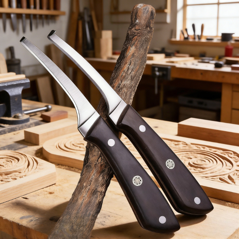 Woodworking Joinery - High Hardness Stainless Steel Hook Knife