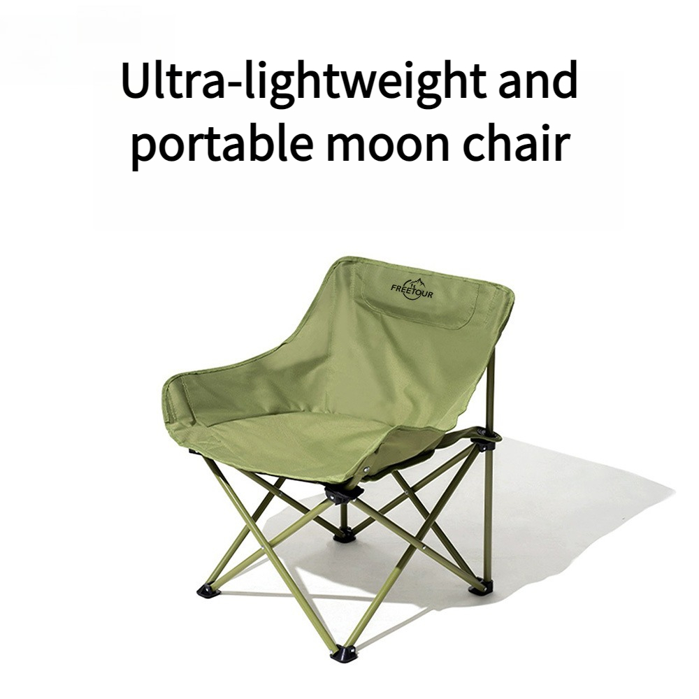 Woodworking Outdoor Furniture - Outdoor Camping Folding Chair with Backrest