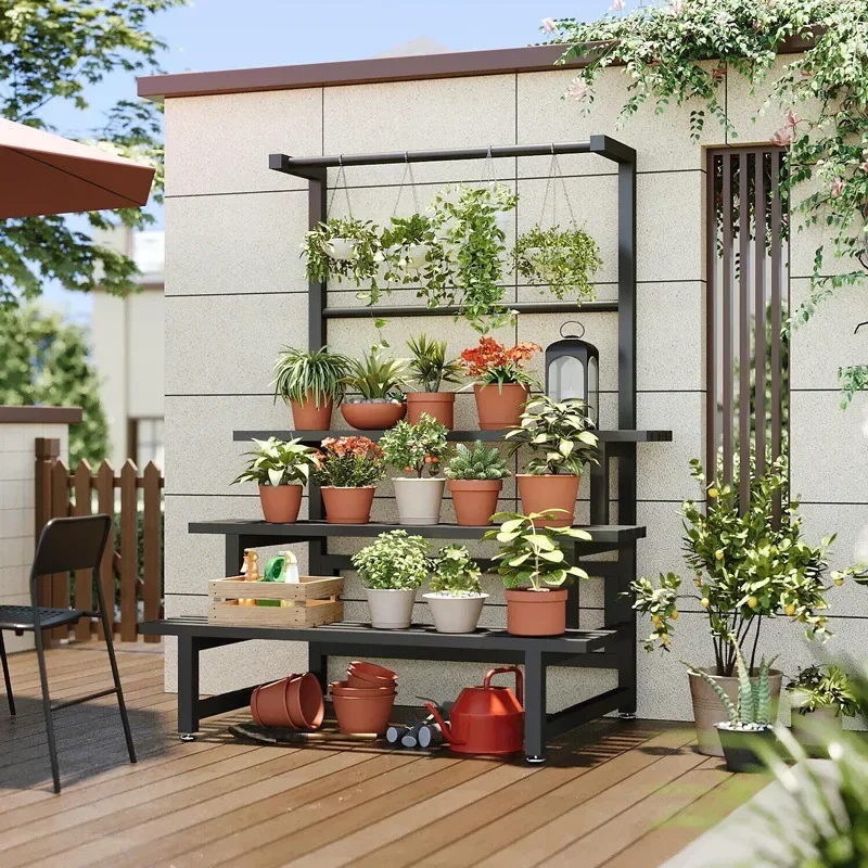 Tiered Display Plant Rack Shel – обзор и цена Woodworking Outdoor Furniture