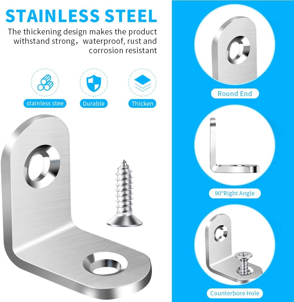 Stainless Steel L Bracket Corn – обзор и цена Woodworking Joinery