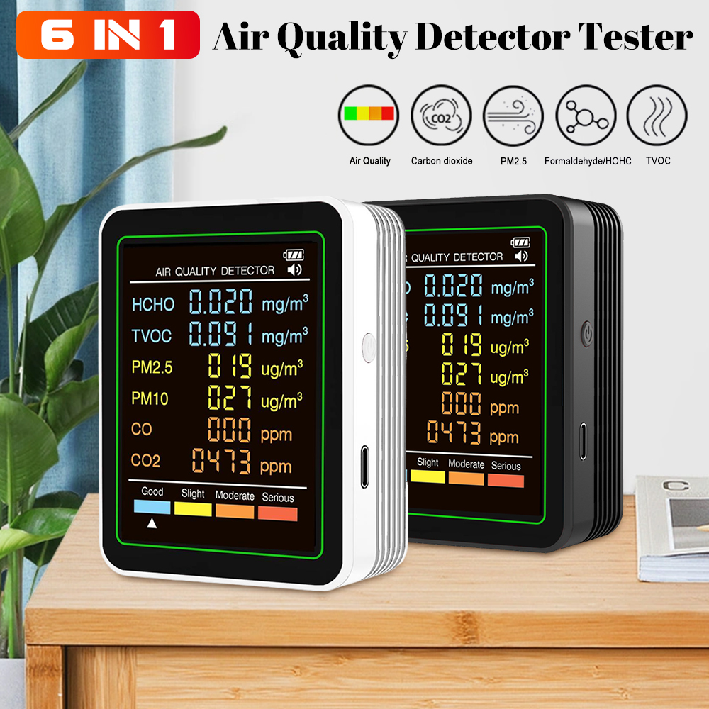 6in1 Air Quality Detector Test – обзор и цена Woodworking Apps