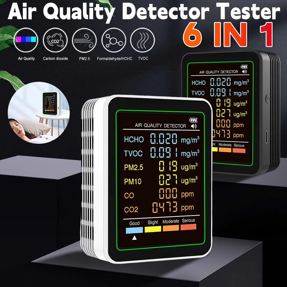 6in1 Air Quality Detector Test – обзор и цена Woodworking Apps