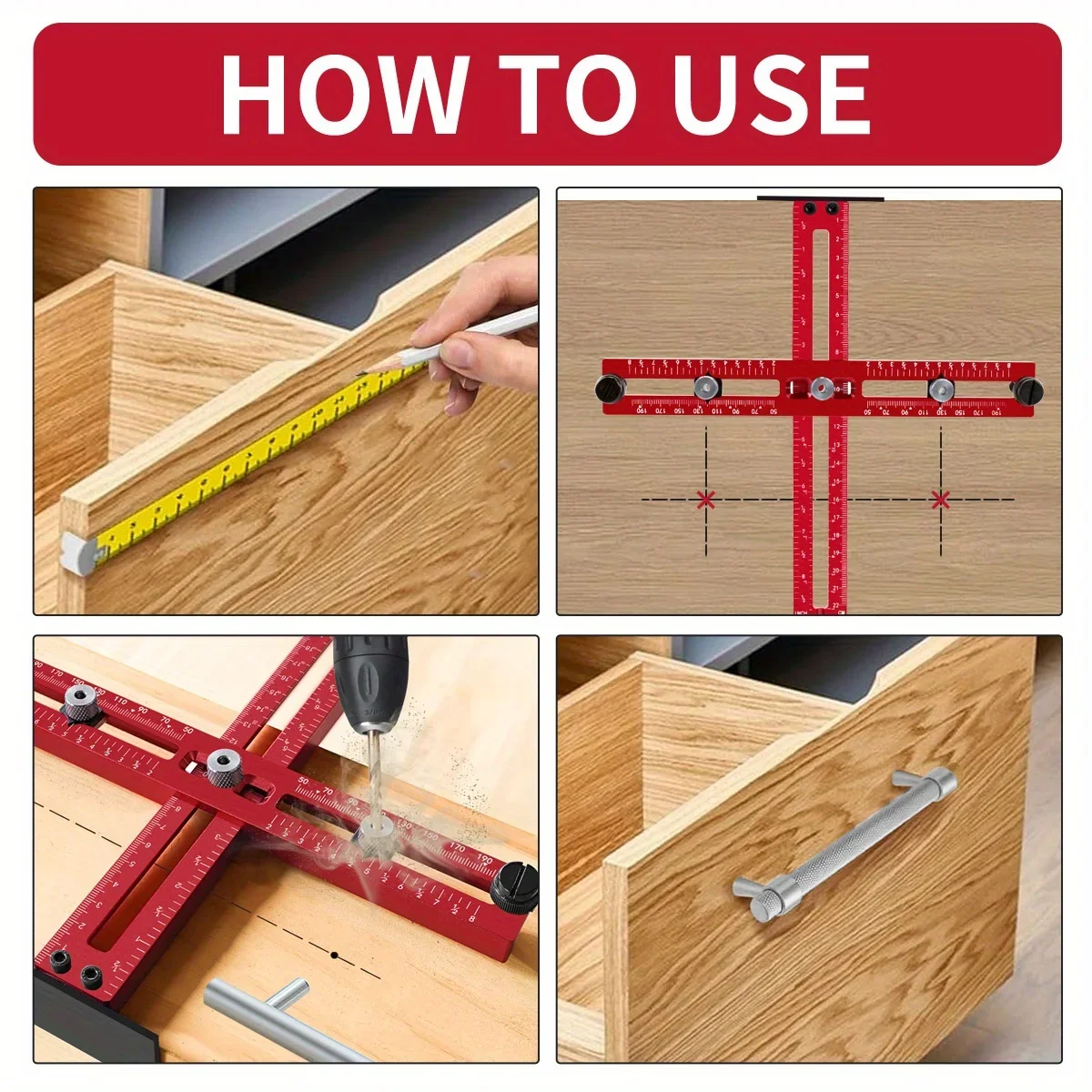 Cabinet Hardware Jig Aluminum  – обзор и цена Woodworking Design Software
