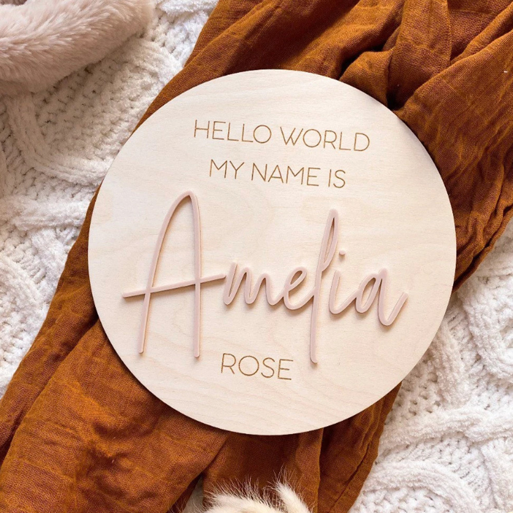 Personalised Wooden Hello Worl – обзор и цена Woodworking Laser