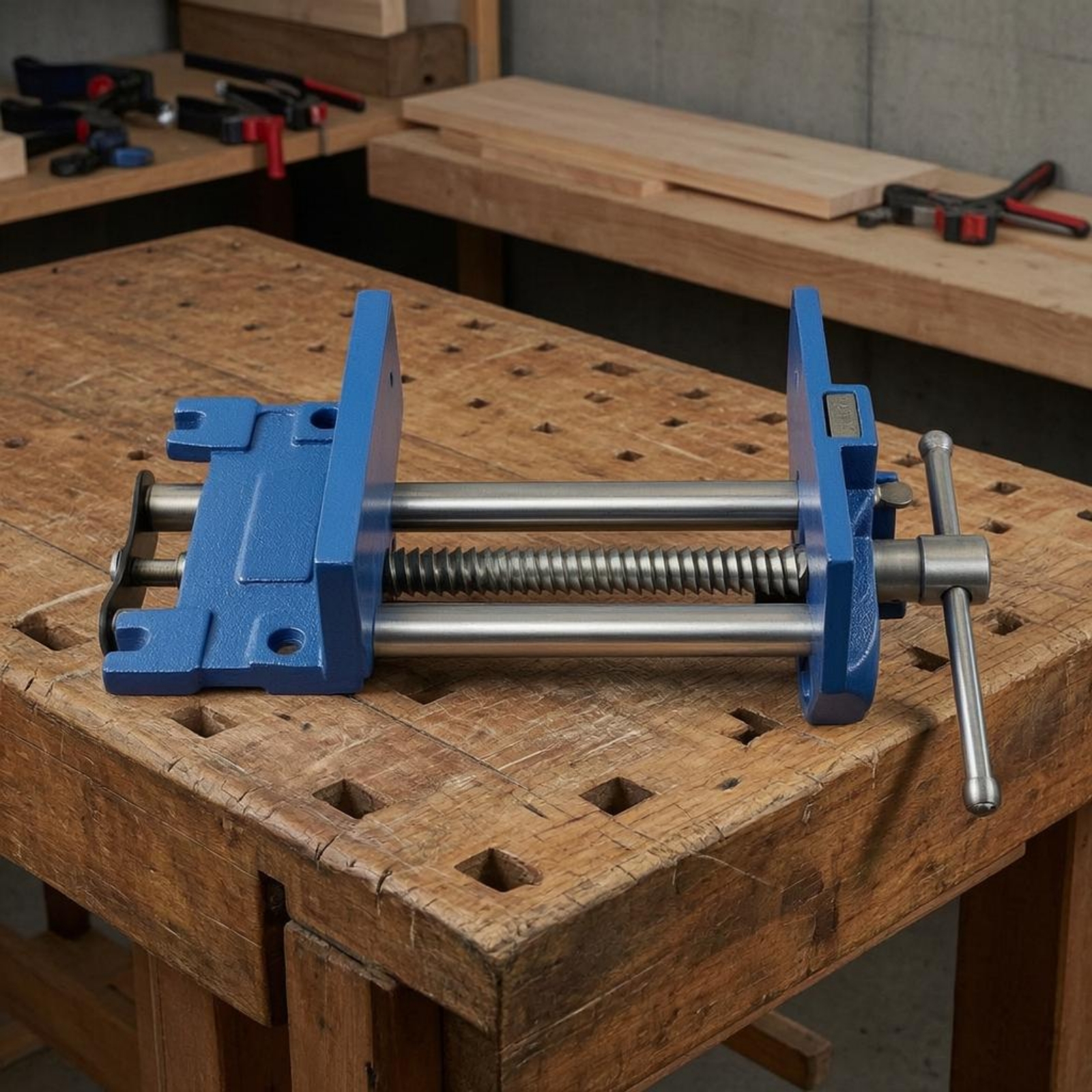 Woodworking Bench Clamp Cast I – обзор и цена Woodworking Bench Vise