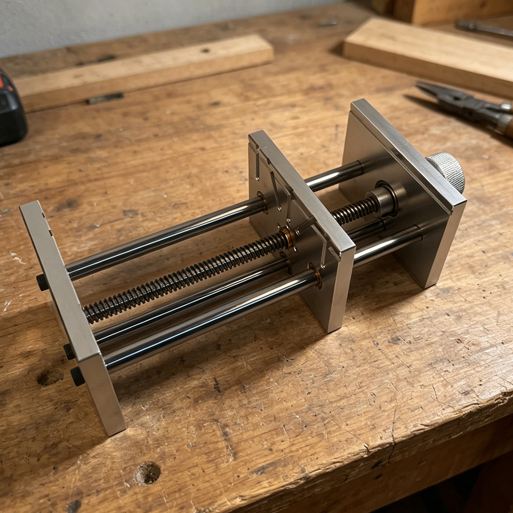 1Pc Aluminum Alloy Bench Vise  – обзор и цена Woodworking Bench Vise