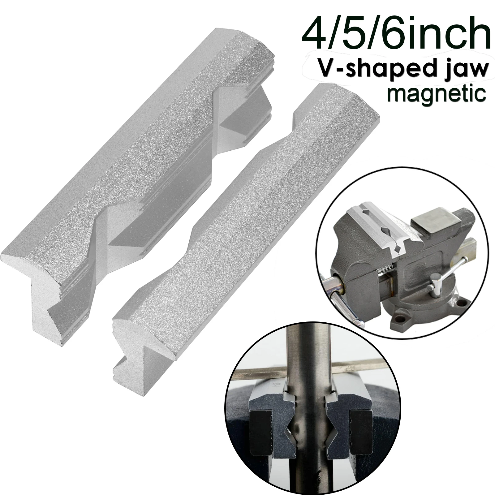 Magnetic Vise Jaws 4/5/6inch V – обзор и цена Woodworking Bench Vise