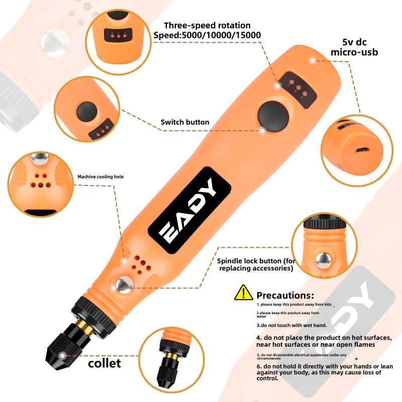 USB Cordless Rotary Tool Kit – – обзор и цена Woodworking Joinery