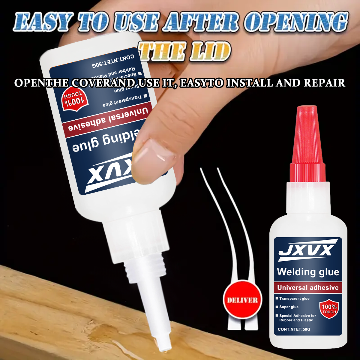 JXVX  Extra Strong Oily SuperG – обзор и цена Woodworking Glue