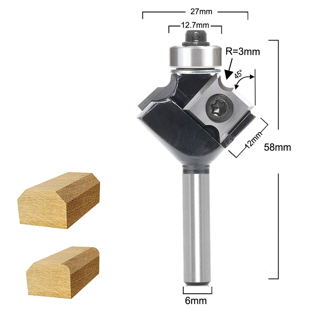 Milling Cutter Router Bit Trim – обзор и цена Woodworking Kickback