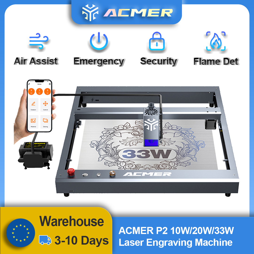 ACMER P2 Laser Engraver 33W 20 – обзор и цена Woodworking Laser