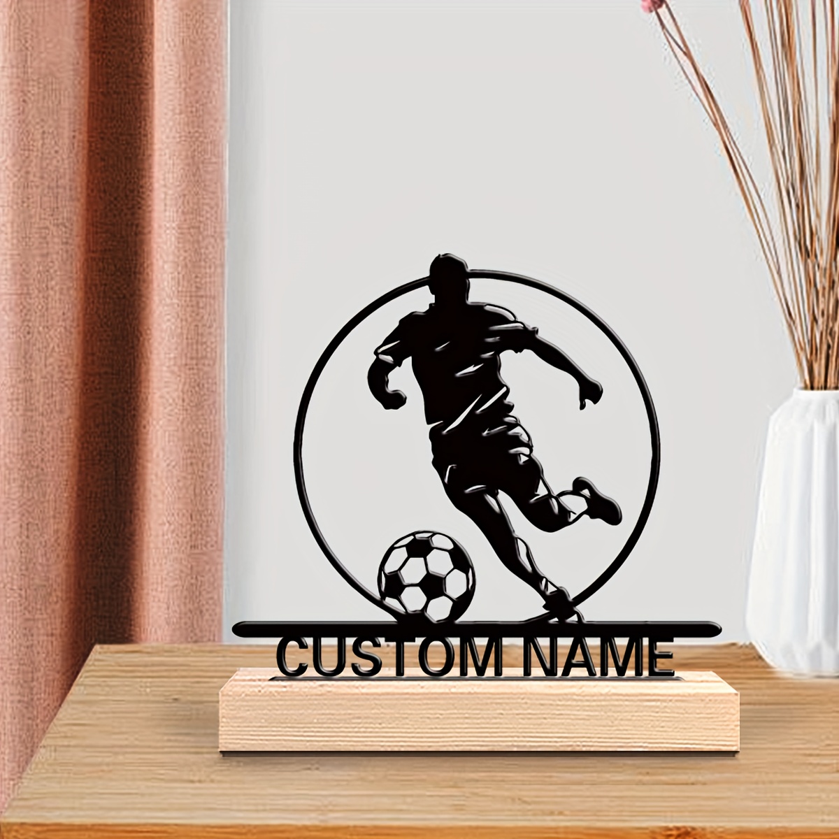 Custom Soccer Player Metal Sta – обзор и цена Woodworking Laser