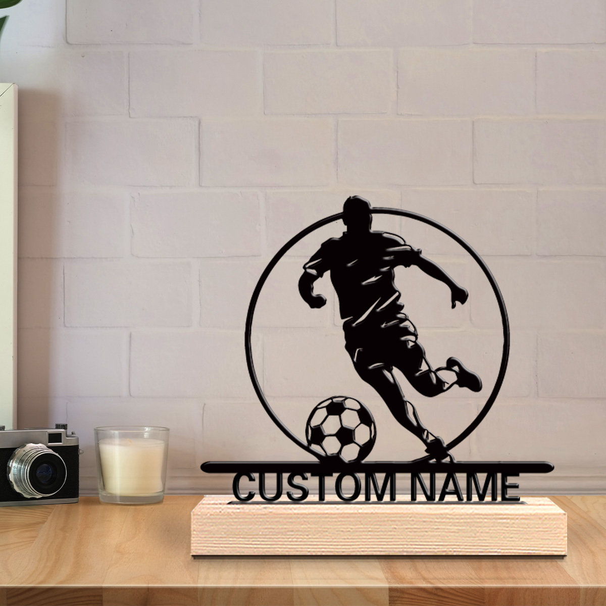 Custom Soccer Player Metal Sta – обзор и цена Woodworking Laser