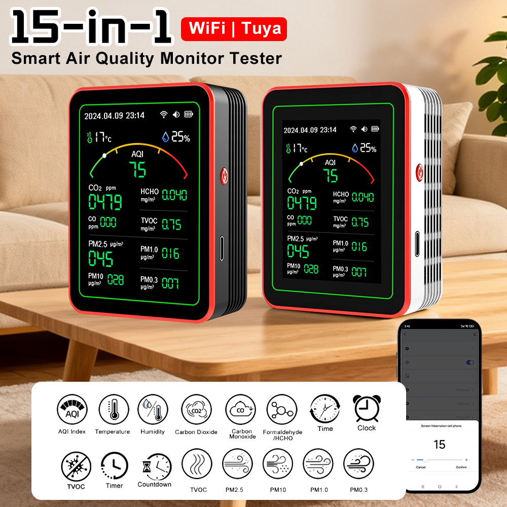 15-in-1 WiFi Smart Air Quality – обзор и цена Woodworking Apps