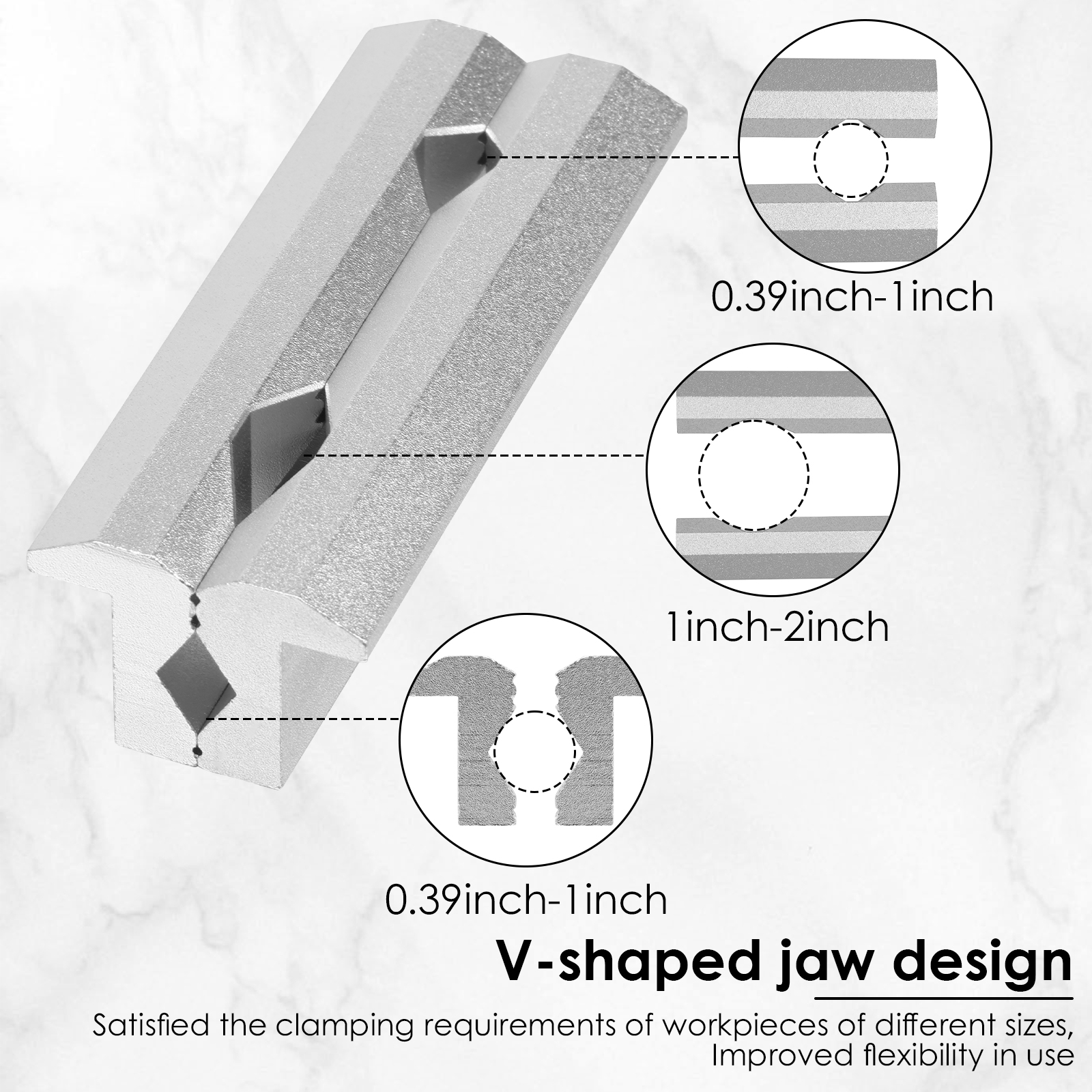 1Pair Vise Jaws Fixture 4/5/6  – обзор и цена Woodworking Bench Vise