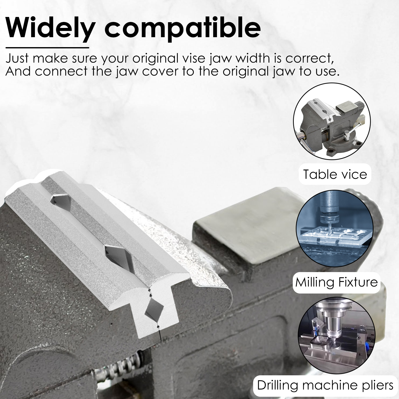 1Pair Vise Jaws Fixture 4/5/6  – обзор и цена Woodworking Bench Vise