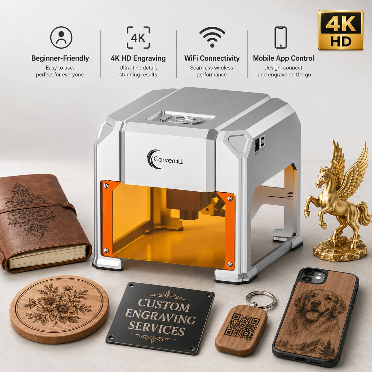 Carverall Laser Engraver Machi – обзор и цена Woodworking Laser