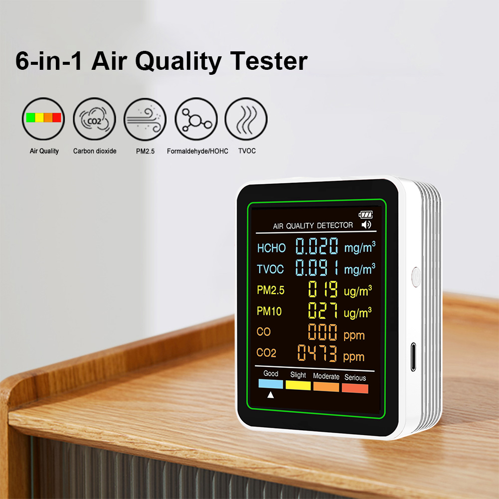 6-in-1 Air Quality Meter Real- – обзор и цена Woodworking Japanese Tools