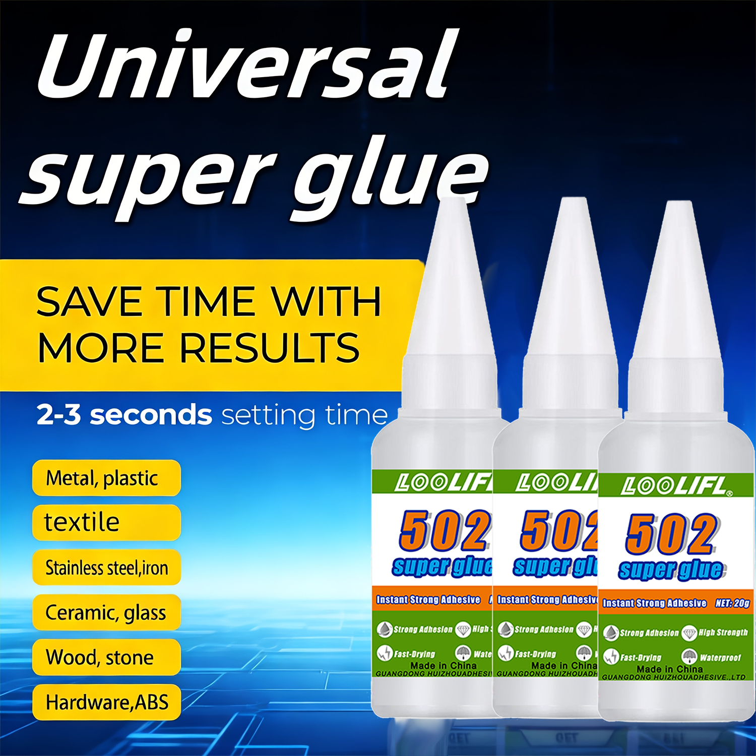 Loolifl 1-5Pcs 502 Super Glue  – обзор и цена Woodworking Glue